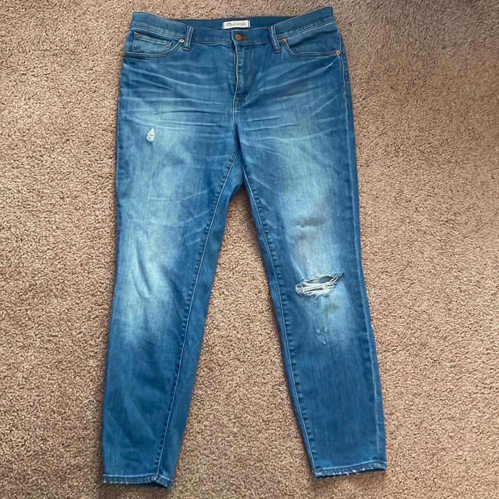 Madewell high rise skinny jeans